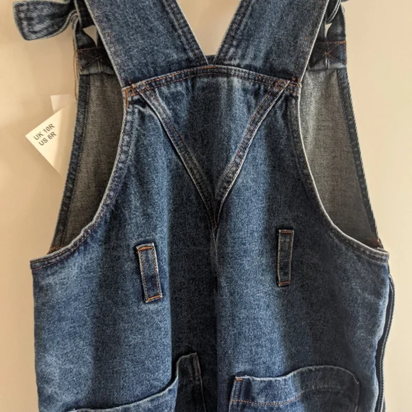 Bnwt Lucy and yak dungarees Easton midwash blue denim 10r - Picture 10 of 11